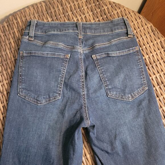 SO Teens Super High Rise Jegging Jeans Size 3/28 Dark Wash Button Fly Stretch - Picture 6 of 13